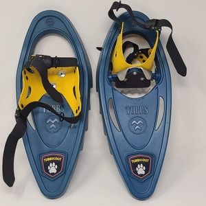 TUBBS TUBBSCOUT Blue Gold Yellow Plastic‎ Youth Kids Snowshoes under 75lbs